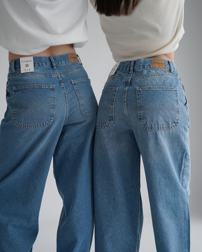 Jean Baggy "Sky" – Bleu Clair Délavé