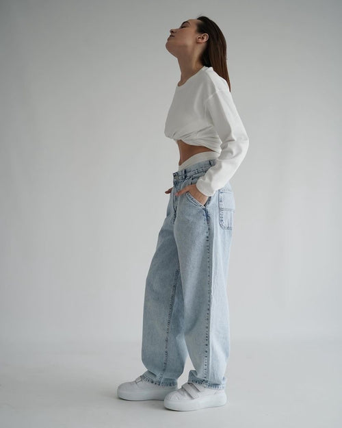 Baggy Snow Pant Jeans – Coupe Streetwear Oversize